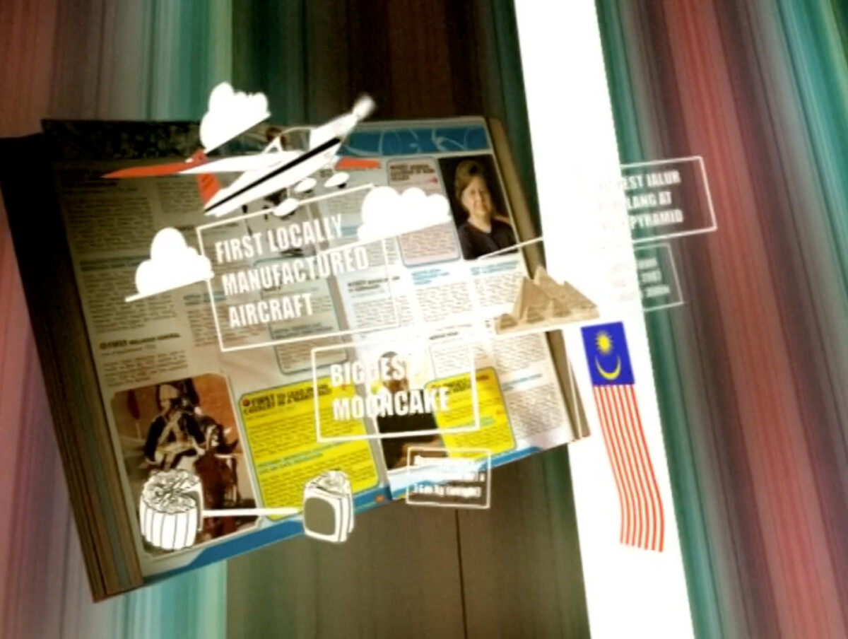 Motion Graphics animation for the Malaysian Book of Records